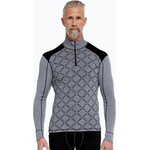 Dovre Мъжки термоактивен суитшърт Dovre Half Zip Jacquard grey