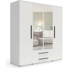 Wilsondo so zrkadlom Maxione 150 x 205 x 59 cm biela