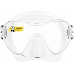 CRESSI Cressi frameless diving mask F1 - anti-fog glass lens, diving goggles - ergonomic silicone edge, snorkel mask - dry snorkel & snorkel set - transparent - mask - ZDN281000
