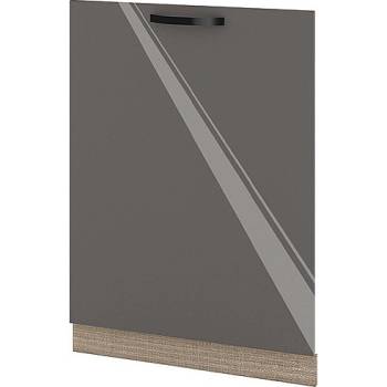 Image 1 of ИРИМ Врата за вградена съдомиялна Сити МФ-Антрацит гланц-05-39 60 см