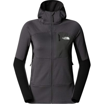 The North Face Дамско поларено яке The north face Women's Polartec Powergrid Stormgap Hoodie Fleece jacket - Anthracite Grey / TNF Black (105-6480-0112)