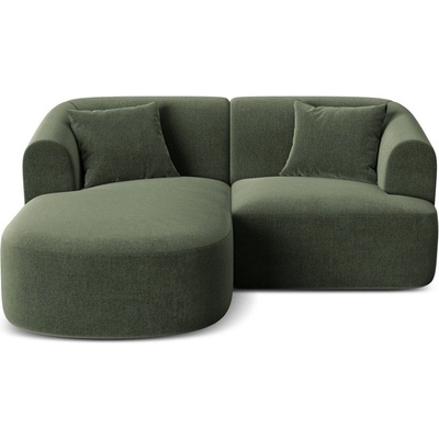 Cosmopolitan Design Зелен кадифен ъглов диван (ляв ъгъл) Campi - Cosmopolitan Design (COS_LC_S_120_F1_CAMPI4)