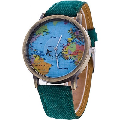 Altro s mapou světa zelené GRE-6003