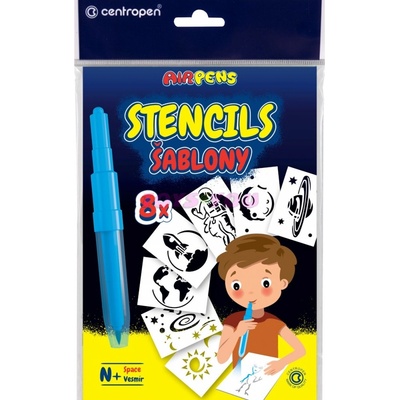 Centropen Šablony N+ Vesmír