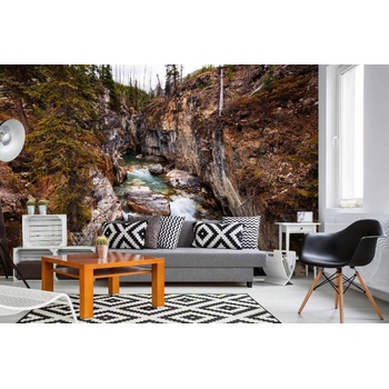 DIMEX ART s. r. o Самозалепваща се флизелинова фототапета река кутеней 375 x 250 см