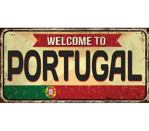 Ceduľa značka Portugal
