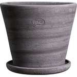 Bergs Potter Саксия Julie Rustic с поставка 40 см сива (JG40S)