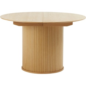Unique Furniture Кръгла сгъваема трапезна маса от декор от дъб ø 120 cm Nola - Unique Furniture (51482780)