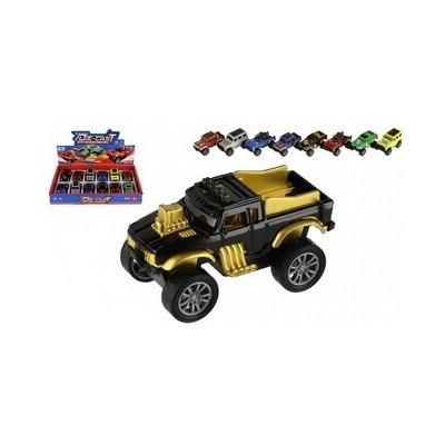Teddies Auto terénne Off-Road mini kov/plast 6,5cm spätné natiahnutie mix druhov