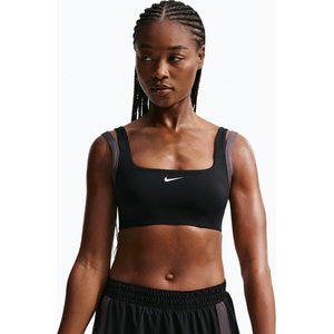 Nike Спортен сутиен Nike One Light Support black/thunder grey/white