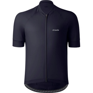 straede Мъжка фланелка с къс ръкав за колоездене straede Kaern Jersey Cycling jersey - Black - размер XS (056-3736-0111)