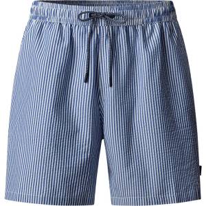 Hackett Бански гащета Hackett Seersucker Elasticated swimming shorts - Blue (Ink Blue)