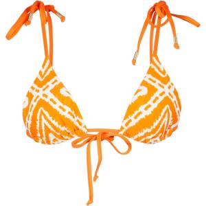 Seafolly Дамско бикини горнище Seafolly Women's Zanzibar Slide Tri Bikini top - Mandarin - размер 32 (EU) (150-2941-0211)