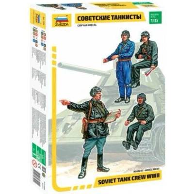 Zvezda Soviet Tank Crew WWII 1:35
