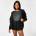 USA Pro Дамски суичър USA Pro Oversized Hoodie Womens - Black