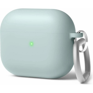 elago Защитен калъф Elago AirPods 3 Liquid Hybrid Hang Case, за Apple AirPods 3, твърд силиконов, с карабинер, зелен (EAP3RH-HANG-MT)