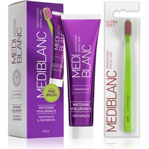 MEDIBLANC Set TP Hyaluron 100ml + TB Ultra Soft Green Single Комплект за дентална грижа