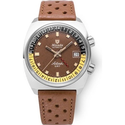 Nivada Grenchen Antarctic Tropical Brown Racing Strap