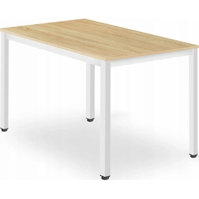 Leobert Stůl TESSA 120cm x 60cm - dub / bílé nohy