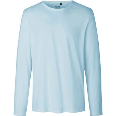 Neutral pánske tričko s dlhým rukávom NE61050 light blue