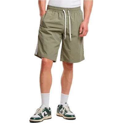 Urban Classics Бански гащета Urban classics Board Patched Stripe swimming shorts - Green (Pale Olive)