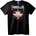NOONEBRAND Тениска Manowar Огнен Кръст - S, White