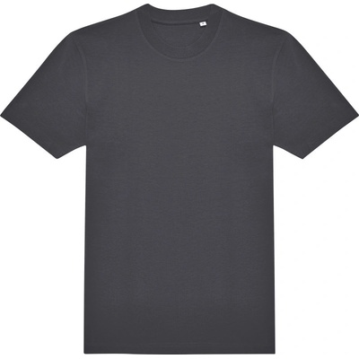 B&C E220 z těžké bavlny krátký rukáv pánské COT01011T67000-dark grey