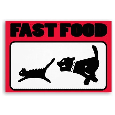 Fotoobraz 90x60 cm střední Fast food