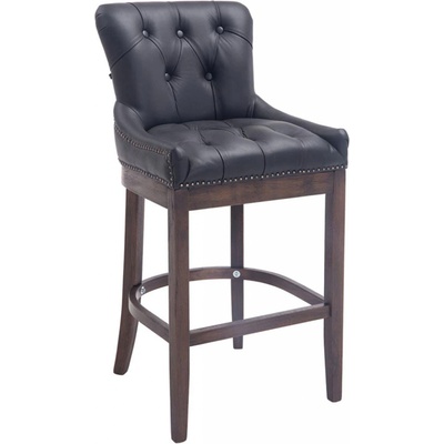 Design-shop Buckingham tmavá antik / kůže Černá