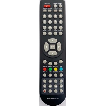 съвместим Bauhn at-24fhdc1, at215d-0216, atv-24lec3, atv-32hdc1n, atv-50fhd5, atv-55fhded, atv185-014, atv32-715, atv32h-014 - заместител дистанционно управление (at-24fhdc1, at215d-0216, atv-24lec3, atv-32hdc1n, atv-50fhd5, atv-55fhded, atv185-014, atv32