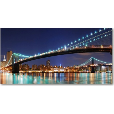 Foto obraz sklenený horizontálny Manhattan New York 100x50 cm