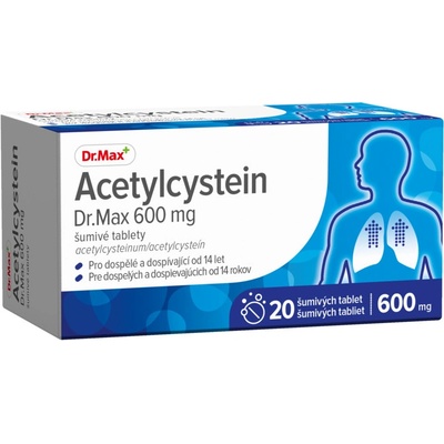 Acetylcystein Dr.Max 600 mg tbl.eff.10 x 600 mg