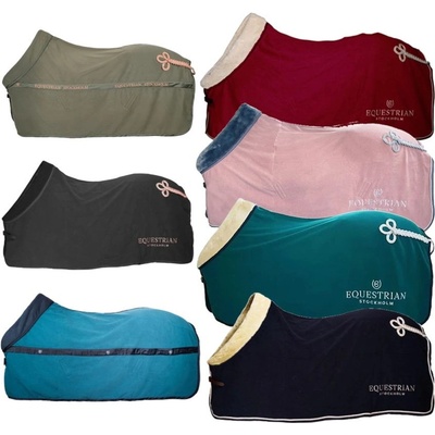 Equestrian Stockholm Deka odpocovací Fleece Fur dark sky