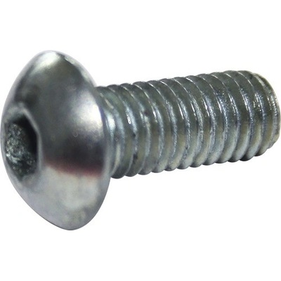Šroub s půlkulatou hlavou a vnitřním šestihranem ISO 7380-1 M8x25 mm galvanicky pozinkovaný kalený, 1 ks – Hledejceny.cz