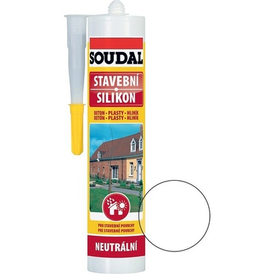 Soudal Stavebný silikón transparent 300ml