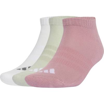 adidas Мъжки спортни чорапи adidas Cushioned Essential Low Cut 3-Pack Sports socks - Magic Mauve / White / Halo Green / Grey Four - размер 46-48 (EU) (207-1482-0717)