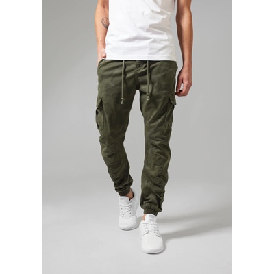 Urban Classics Мъжки камуфлажен карго панталон Urban Classics olive camoUB-TB1611-00775 - Тъмнозелен, размер 40