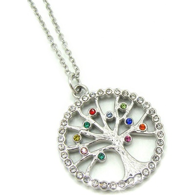 Steel Jewelry Náhrdelník chirurgická ocel strom života NH141011