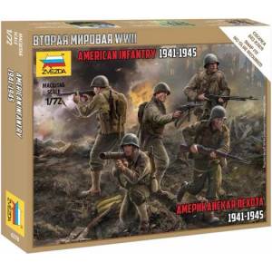 Zvezda Snap Kit фигурки 6278 - US Infantry (1: 72)