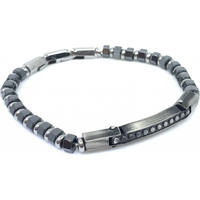 Jan Kos jewellery náramek z chirurgické oceli 12114800