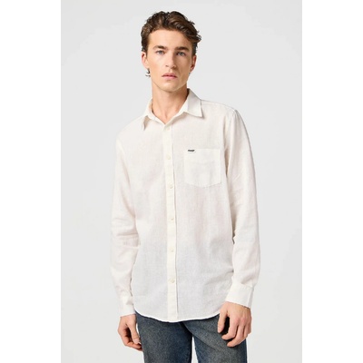 Wrangler pánska košeľa pocket 112362907 biela