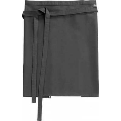 CG Workwear Gastro zástěra Roma odolná proti pomačkání 50 x 78 cm: Šedá grafitová 50 x 78 cm CGW123