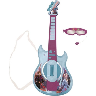 Lexibook elektronická kytara Disney Frozen s brýlemi s mikrofonem