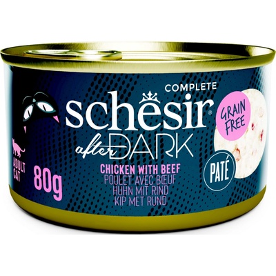 Schesir Cat After Dark Paté kuře/hovězí 80 g