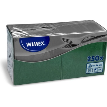 Wimex papírové ubrousky koktejlové zelené V 250ks 24x24cm