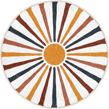 Mila Home Кръгъл килим подходящ за пране и за прахосмукачки роботи ø 120 cm Comfort - Mila Home (HaliYuv-Comfort-10293-120x120)