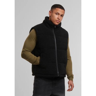Urban Classics Грейка Basic Teddy Puffer Vest black XXLUB-TB7939-00007 - Тъмносив, размер XL