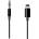 Apple Lightning to 3.5mm Audio Cable - оригинален 3.5 мм аудио кабел към Lightning (черен)