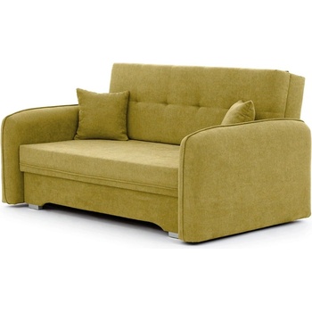 Eltap Жълт шенилов разтегателен диван с място за съхранение 155 cm Laine - ELTAP (SO-LAI-50PO)