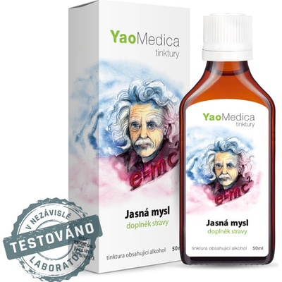 YaoMedica Jasná myseľ tinktúra napomáhajúca pri emočnom strese a vyčerpaní 50 ml